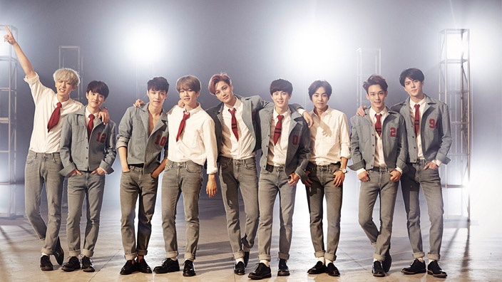 EXO là nhóm nhạc có lượng fan đông đảo và 