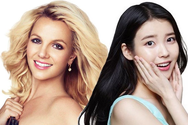 IU bi to dao nhac Britney Spears hinh anh
