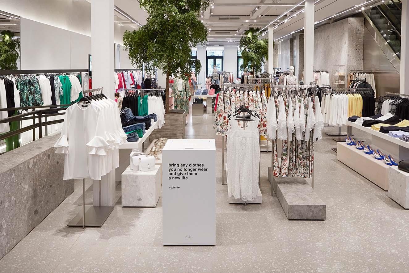 Zara và H&M đóng cửa hàng ảnh 2 Zara va H&M dong cua hang anh 2