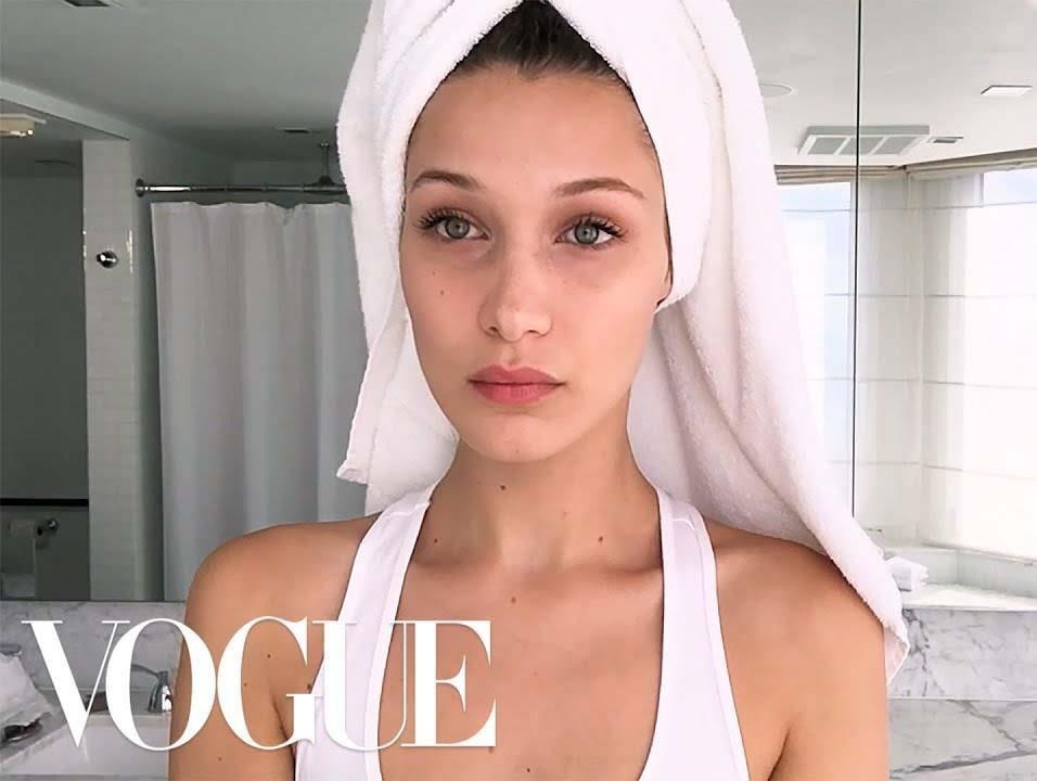 Cach trang diem khi suot ngay di chuyen cua Bella Hadid hinh anh