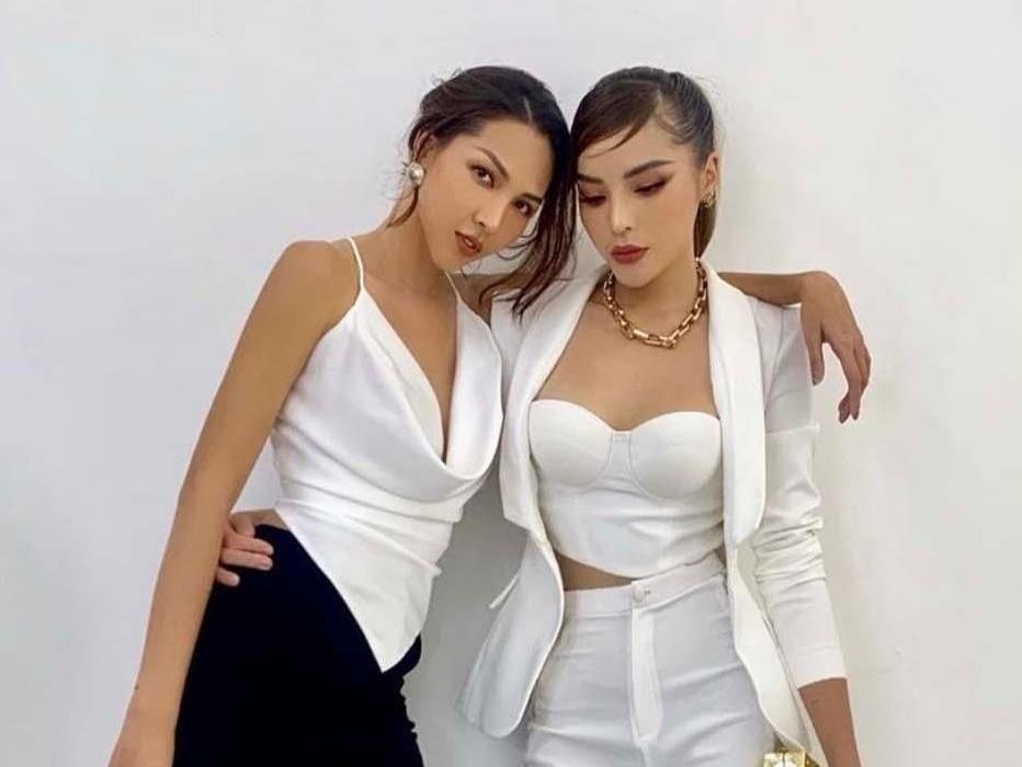 Ky Duyen mac ao ho nguc goi cam, Pham Huong khoe do hieu o troi Tay hinh anh