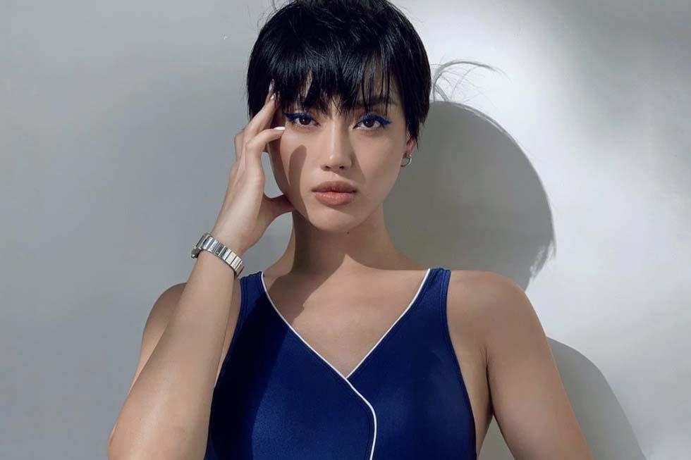 Hot girl Khanh Linh day cach mix do dep cung bodysuit hinh anh