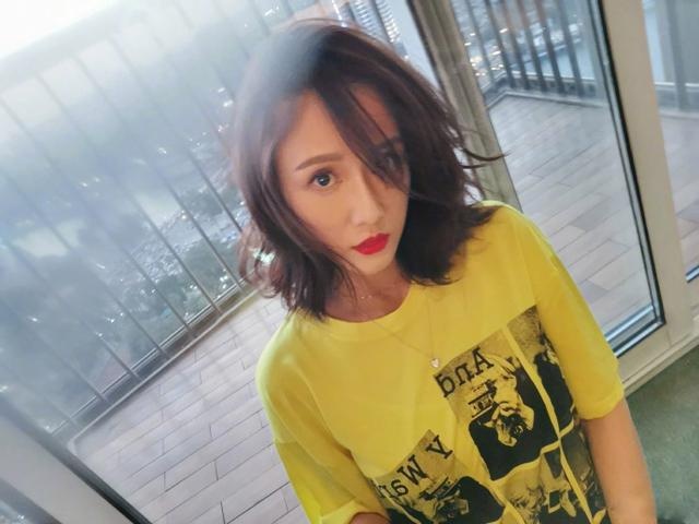 Tran Kieu An tre trung, xinh dep voi mai toc ngan hinh anh