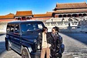 Nguoi mau Trung Quoc bi tay chay vi lai Mercedes vao Tu Cam Thanh hinh anh