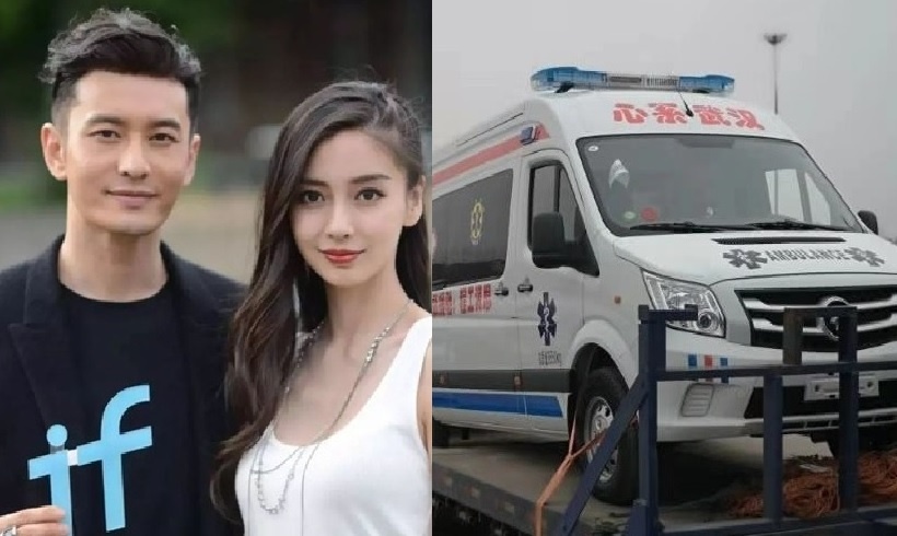100 nghe si Trung Quoc tang xe cuu thuong chuyen dung cho Vu Han hinh anh