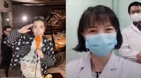 Cuoc tro chuyen qua video cua Tieu Kinh Dang va bac si o Ho Bac hinh anh