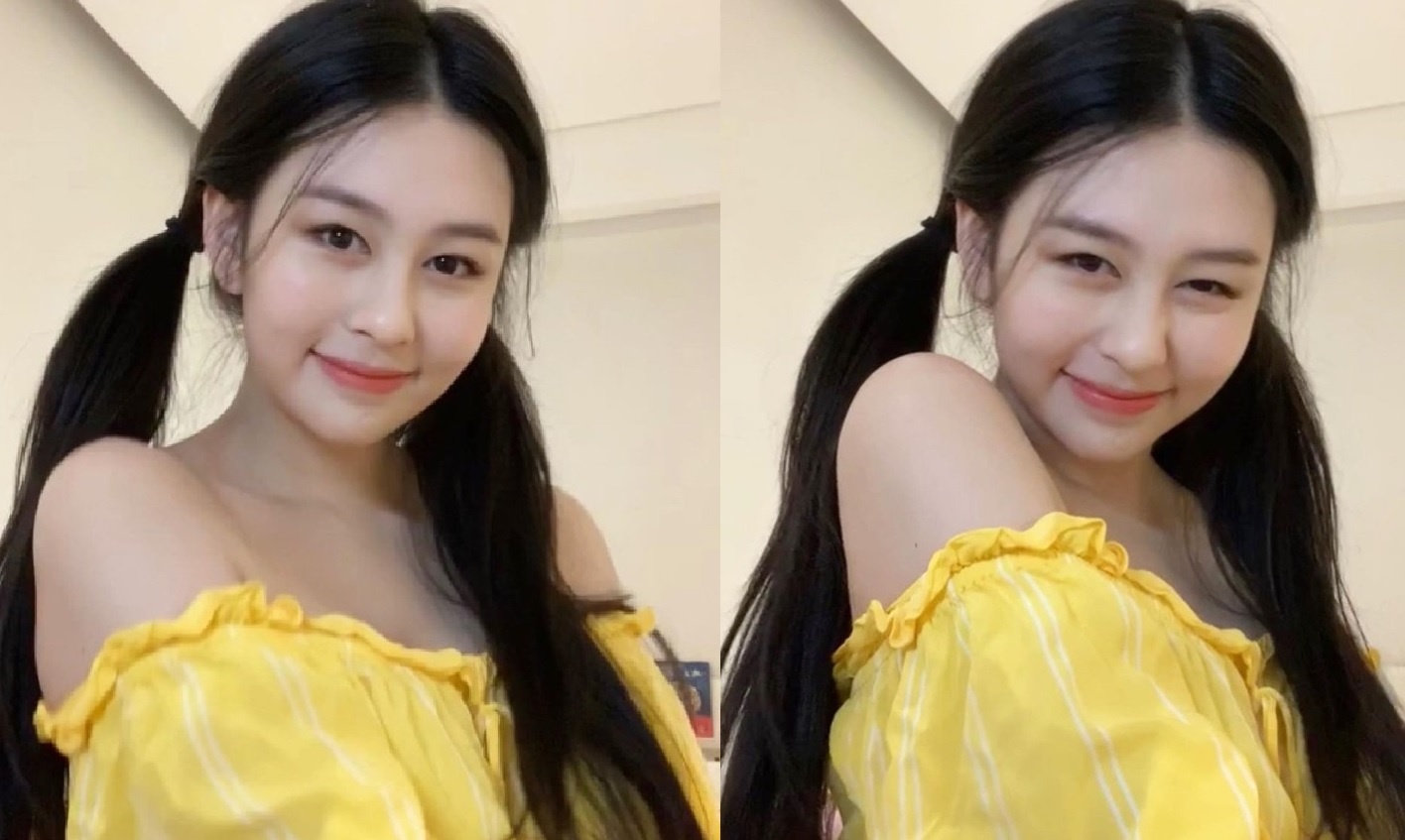 Nhan sac tuoi 21 cua con gai bieu tuong goi cam Hong Kong hinh anh