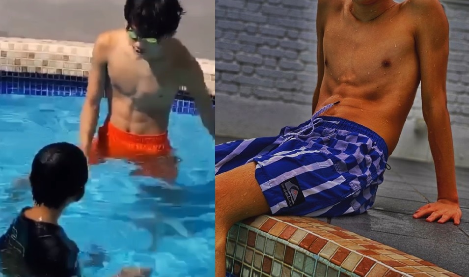 Con trai Truong Ba Chi so huu co bung 6 mui o tuoi 13 hinh anh