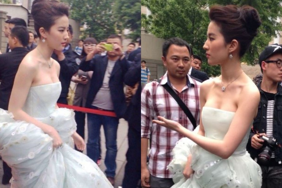 Anh chua qua chinh sua cua Luu Diec Phi,  Luu Thi Thi anh 1