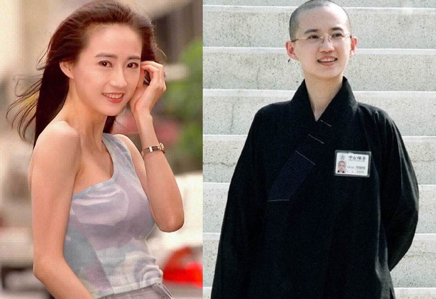 Cuoc song hien tai cua nguoi dep noi tieng Dai Loan tung xuat gia hinh anh