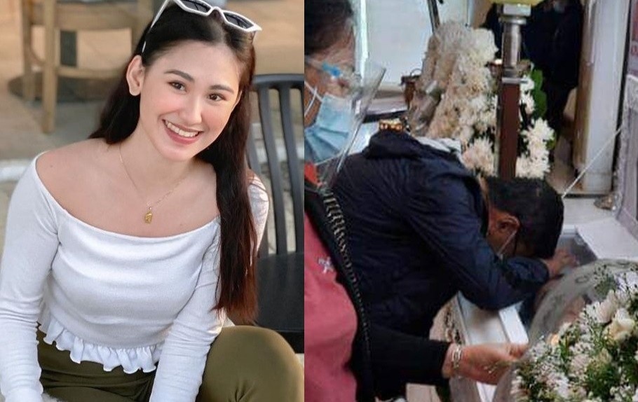 Gia dinh, ban be khoc nghen trong le tang nguoi dep Philippines hinh anh