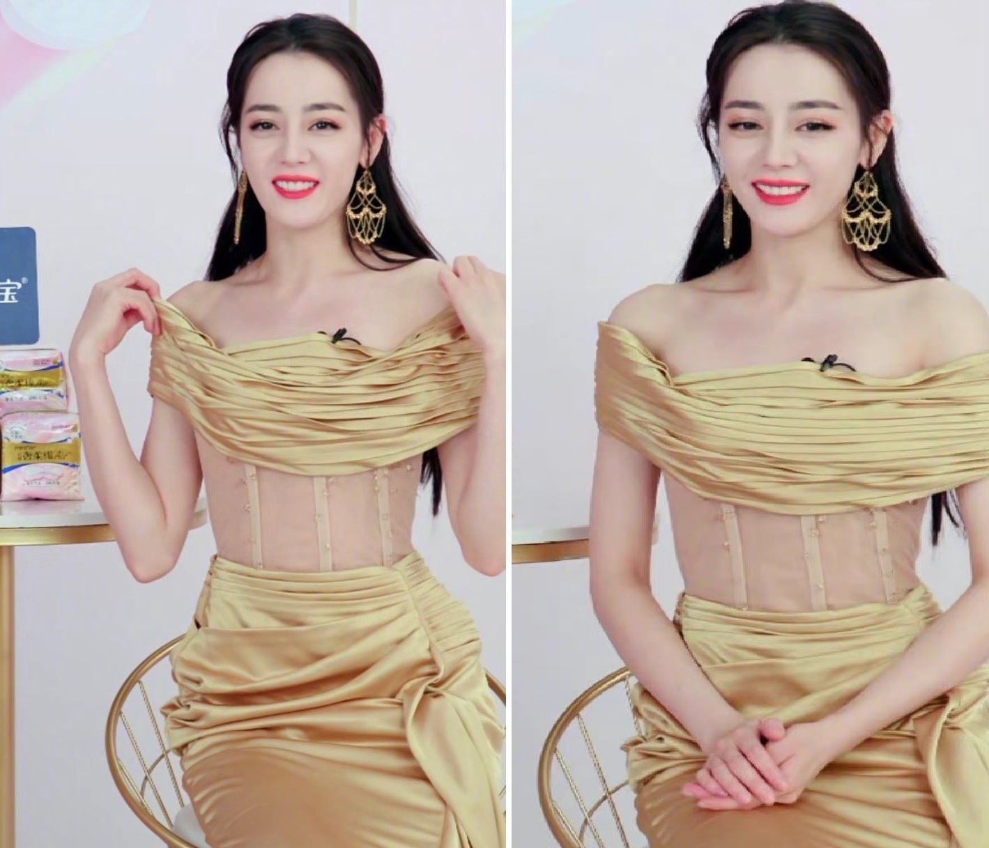 Vong eo 63 cm cua Dich Le Nhiet Ba anh 3