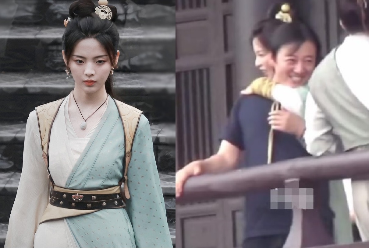 Duong Sieu Viet than mat voi dao dien tren phim truong hinh anh