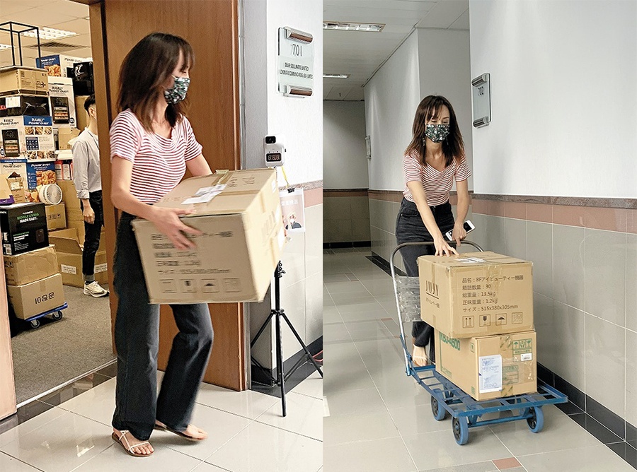 Hoa hau Han Quan Dinh song chat vat sau khi pha san anh 1