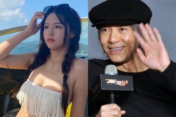 Chau Tinh Tri buc xuc voi nguoi dep 17 tuoi sau vu lo anh hen ho hinh anh