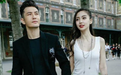 Huynh Hieu Minh va Angelababy lan hiem hoi xuat hien cung nhau hinh anh