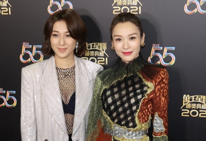 Chung Gia Han that bai truoc dan em o le trao giai TVB hinh anh