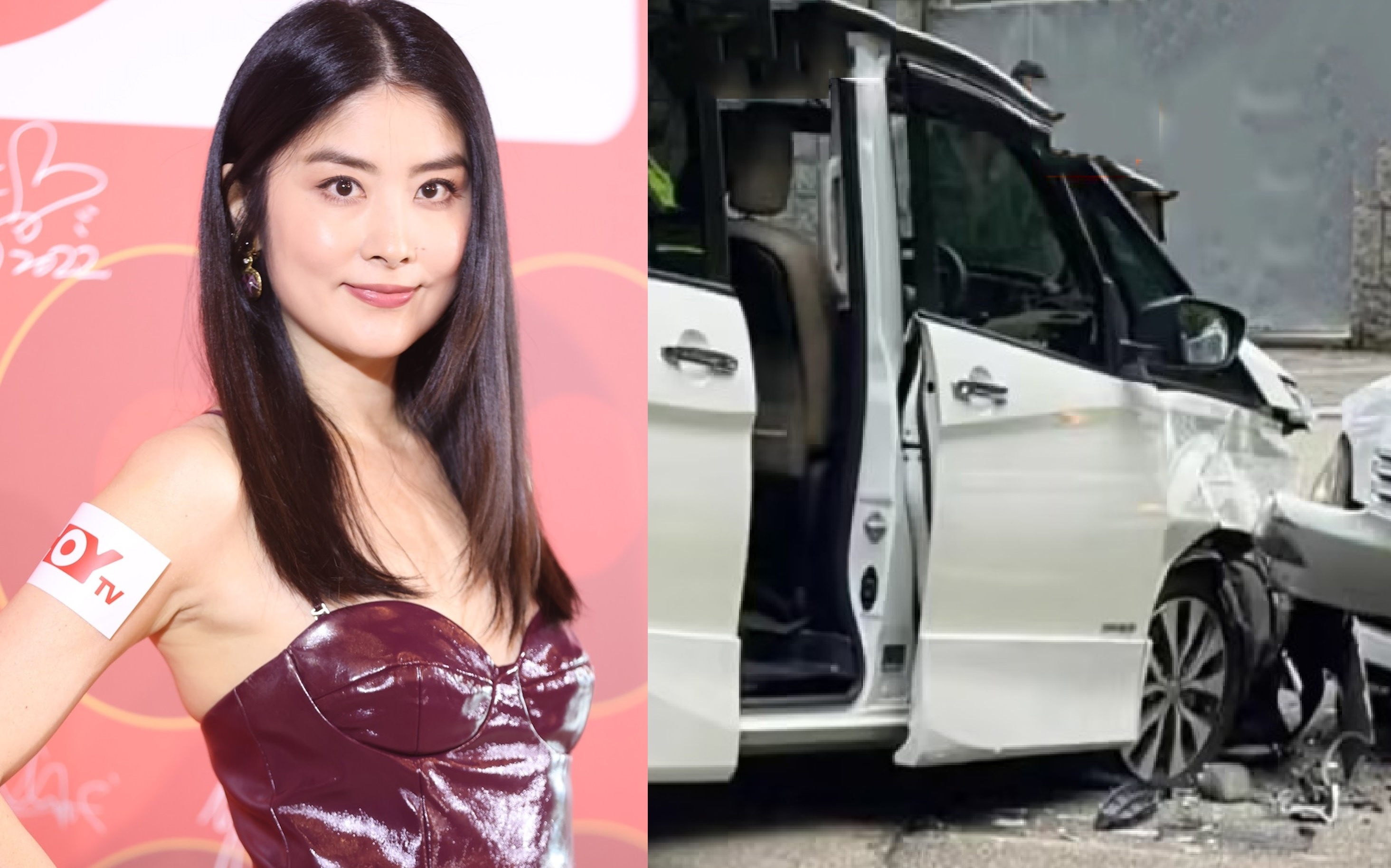 Nu dien vien 'Vo gian dao' bi tai nan xe hoi hinh anh