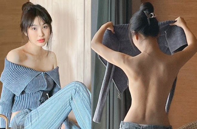 Hinh anh goi cam cua Ly Phi Nhi gay tranh cai hinh anh