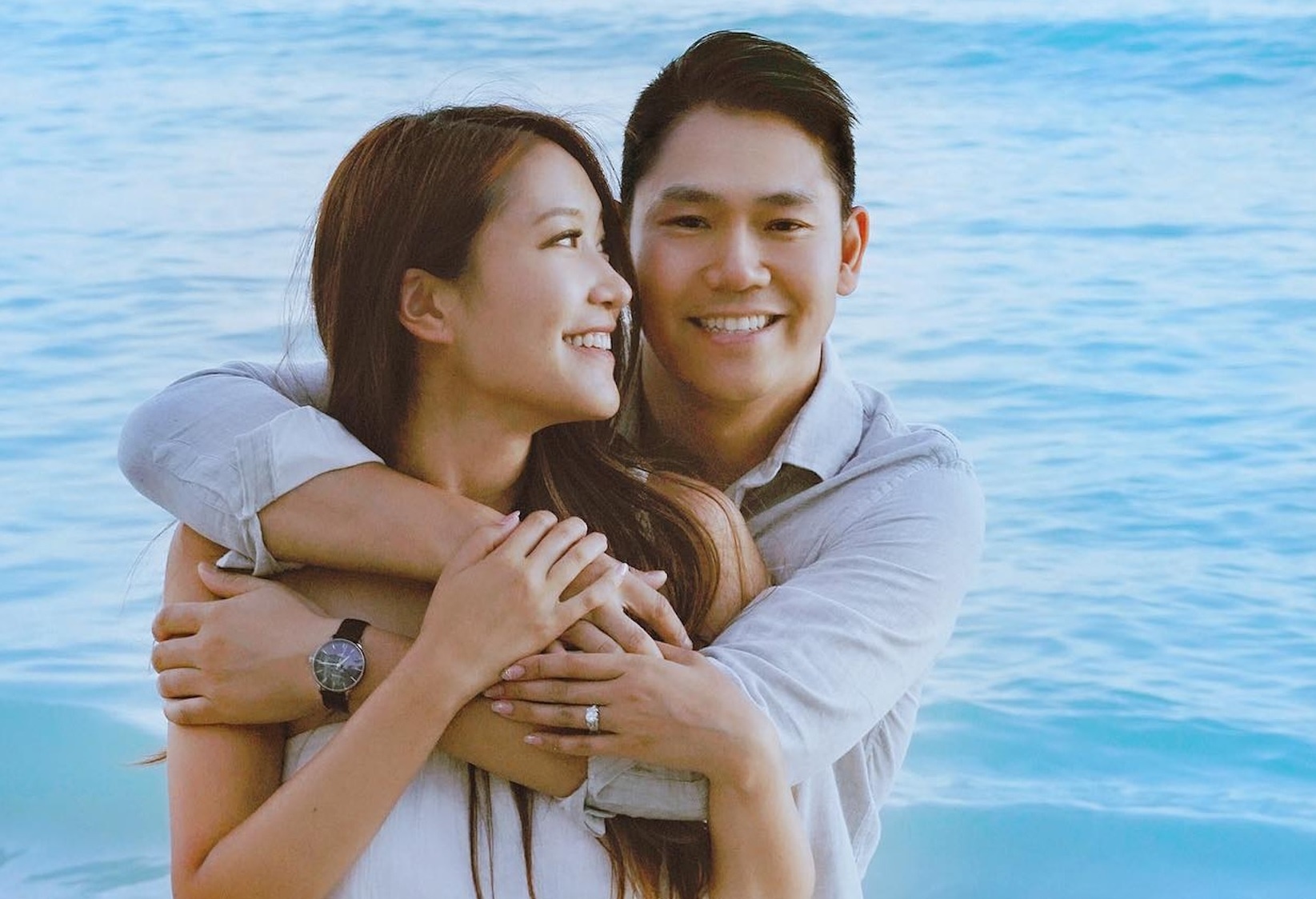 A hau Hong Kong Chau My Han ket hon hinh anh