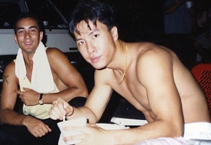 Hinh anh luyen vo thoi tre cua Chan Tu Dan hinh anh