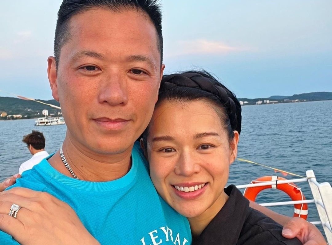 Vo chong Ho Hanh Nhi du lich Phu Quoc hinh anh