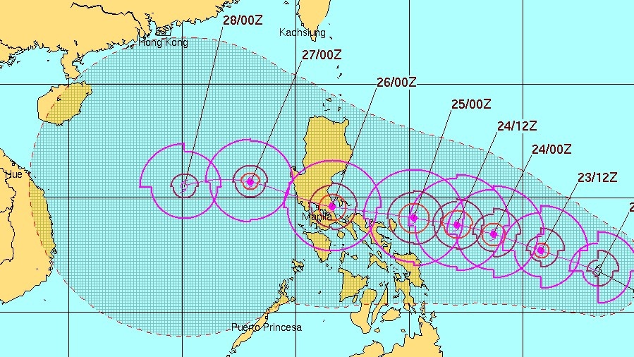 bão cấp 14 hướng về Biển Đông ảnh 1 bao cap 14 huong ve Bien Dong anh 1