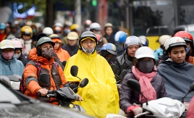 Khong khi lanh tran ve Bac Bo gay mua dong dien rong hinh anh