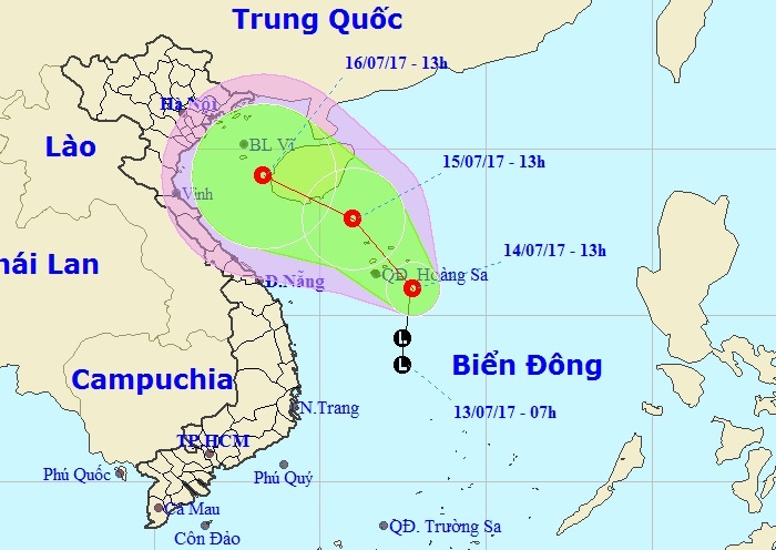 áp thấp nhiệt đới tiến vào đất liền ảnh 1 ap thap nhiet doi tien vao dat lien anh 1