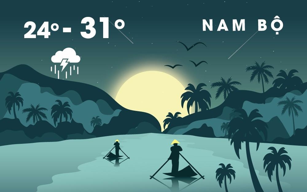 Bac va Nam Bo cung mua rat lon, gio manh ca ngay hinh anh