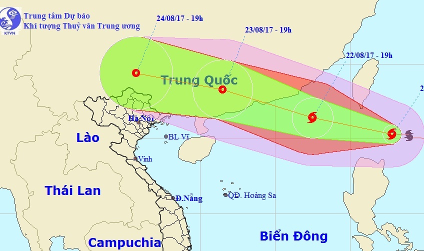 bão Hato tiến sát đất liền ảnh 1 bao Hato tien sat dat lien anh 1