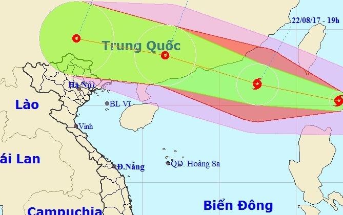 Bao Hato tang toc va manh len, co the di vao dat lien Bac Bo hinh anh