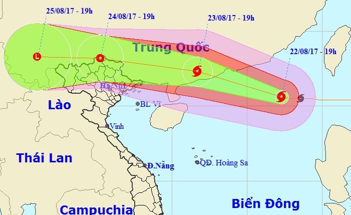 Bão Hato lên cấp 12 vào đất liền ảnh 1 Bao Hato len cap 12 vao dat lien anh 1