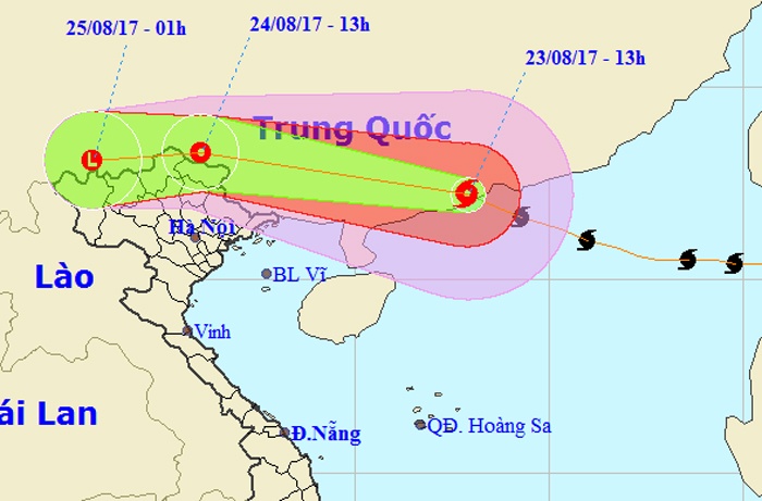 Bão Hato tiếp tục mạnh lên cấp 13 ảnh 1 Bao Hato tiep tuc manh len cap 13 anh 1