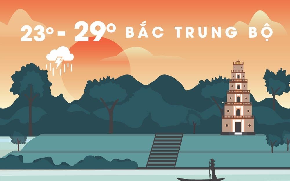 Thoi tiet dau tuan: Trung Bo mua lon va dong manh vi ap thap nhiet doi hinh anh