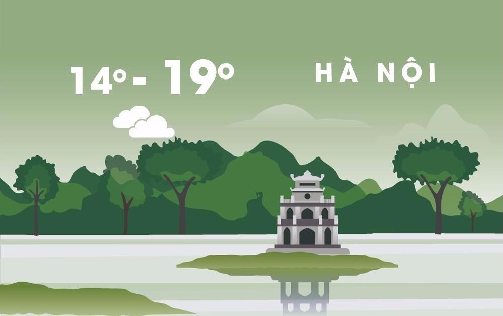 Thoi tiet 26/11: Ha Noi tiep tuc ret 14 do C, Sai Gon suong mu hinh anh