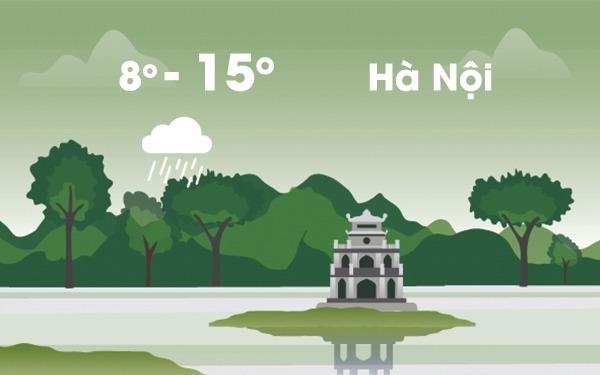 Thoi tiet ngay 31/1: Khong khi lanh tang cuong, Ha Noi mua ret 8 do C hinh anh