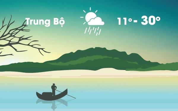 Thoi tiet ngay 11/2: Bac Bo ret dam kem mua nho, Trung Bo co mua lon hinh anh