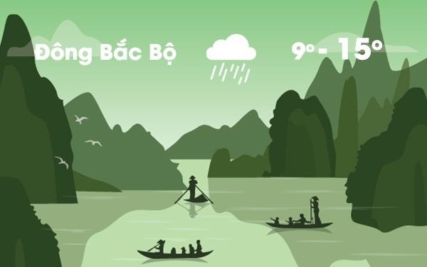 Thoi tiet ngay 23/2: Bac Bo ret muot, Trung Bo mua dong va gio manh hinh anh