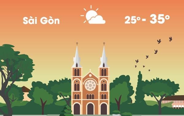 Thoi tiet ngay 18/3: Sai Gon co nang nong, Ha Noi mua phun hinh anh