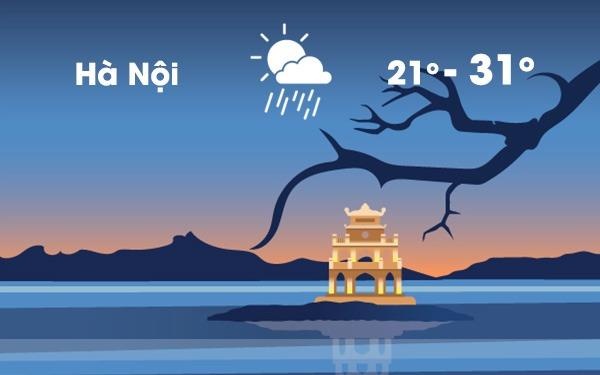 Thoi tiet ngay 5/4: Khong khi lanh khien Ha Noi mua to, gio manh hinh anh