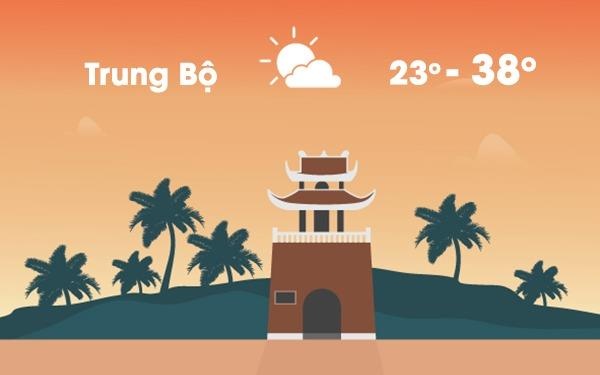 Thoi tiet ngay 23/4: Ca nuoc nang nong, mien Trung tren 38 do C hinh anh