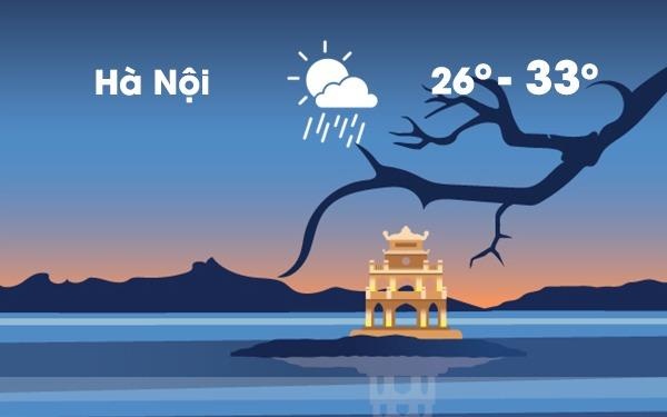 Thoi tiet ngay 22/5: Ha Noi bot nang nong, chieu toi mua dong hinh anh