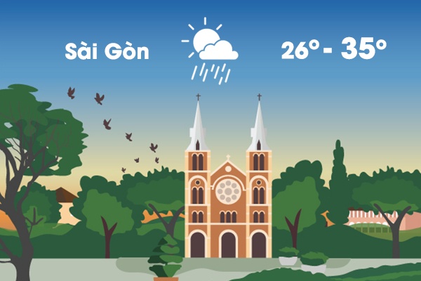 Thoi tiet ngay 29/5: Sai Gon nang nong 35 do C, chieu toi mua rao hinh anh