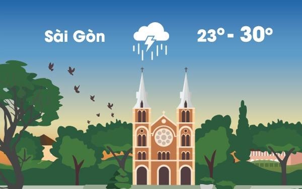 Thoi tiet ngay 3/6: Sai Gon mua lon, gio giat manh hinh anh