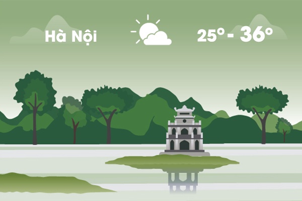 Thoi tiet ngay 7/6: Ha Noi nong 36 do C hinh anh