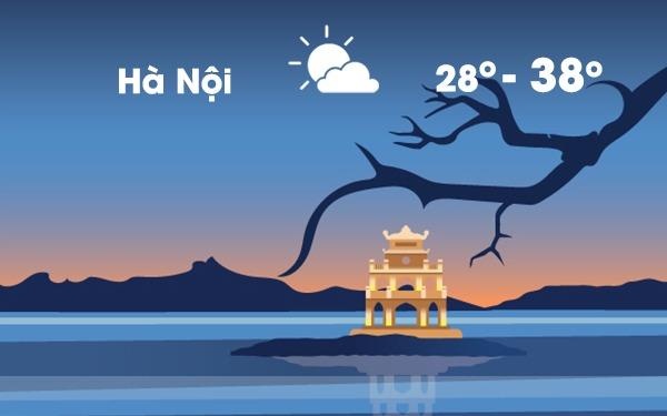 Thoi tiet ngay 20/6: Nang nong gay gat 38 do C tiep dien o Ha Noi hinh anh