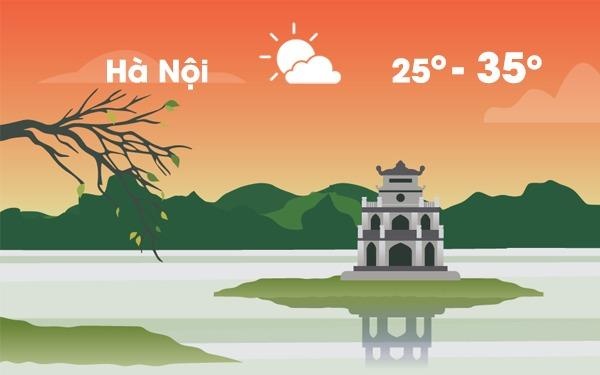 Thoi tiet ngay 28/6: Nang nong xuat hien tro lai o Ha Noi hinh anh