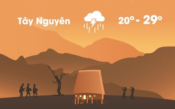 Thoi tiet ngay 11/7: Nam Bo va Tay Nguyen mua lon hinh anh