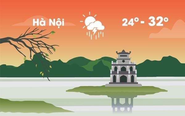 Thoi tiet ngay 22/7: Ha Noi giam mua, troi hung nang hinh anh